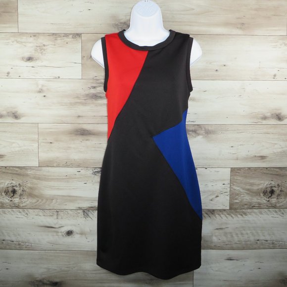 Valerie Bertinelli*‎ Women's Sleeveless Boat Neck 1/4 Backside Zip Midi Dress~ 8 - Picture 1 of 11